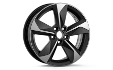 Leichtmetallfelge Ursus 16" in schwarz-silber Fabia IV