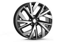 Leichtmetallfelge Atria 19" schwarz-silber Kodiaq II