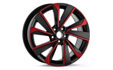 Leichtmetallfelge Riegel 17" in schw-rot Fabia IV