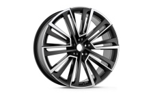 Leichtmetallfelge Aquarius 21" schwarz-silber Enyaq, Elroq