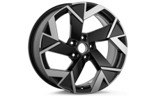 Leichtmetallfelge Trisuli 18" schwarz-silber Superb IV