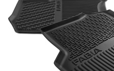 Gummifußmatten-Set hinten Fabia III