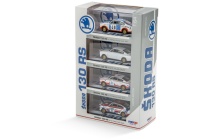 4er Set Modellautos Škoda 130 RS, M: 1:64