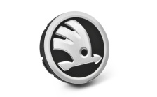4er Set Škoda Nabenkappen - 3D Logo bis 2025