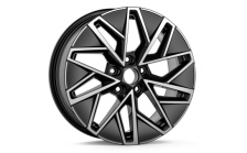 Leichtmetfallfelge Slagard 17" in schwarz-silber Octavia IV