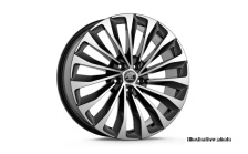 Leichtmetallfelge Asterion 20" schwarz-silber Enyaq, Elroq