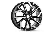 Leichtmetallfelge Avior 18" in schwarz-silber Octavia IV