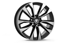 Leichtmetallfelge Procyon 19" schwarz-silber Kodiaq I