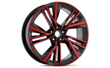 LM-Felge Neptune 20" schwarz-rot Enyaq, Elroq