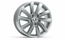 Leichtmetallfelge Stratos 17" silb. Superb III